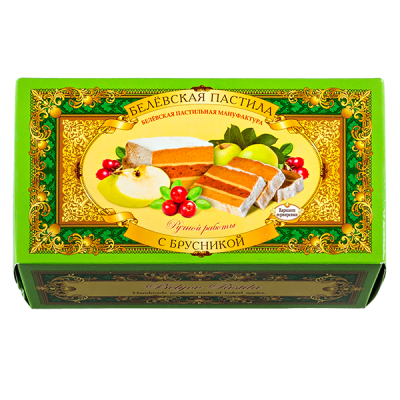 Белевская пастила с брусникой 100 г 1/26