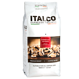 кофе ITALCO EI ESPRESSO INTENSO 1 кг зерно 1/6 кофе ITALCO EI ESPRESSO INTENSO 1 кг зерно 1/6