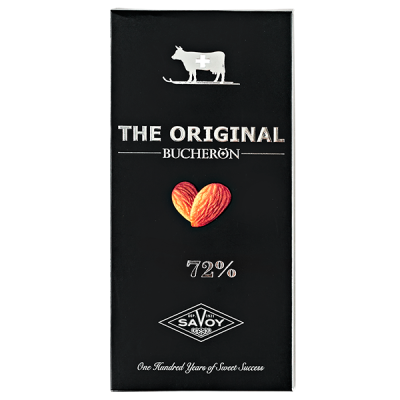 шоколад THE ORIGINAL 72% Горький c миндалем 90 г 1/10