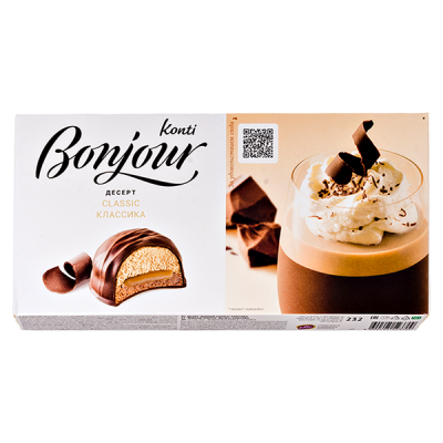 десерт BONJOUR Классика 232 г 1/9 десерт BONJOUR Классика 232 г 1/9
