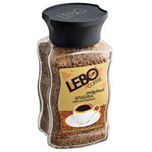 кофе растворимый LEBO Original 100 г ст/б 1/12 кофе растворимый LEBO Original 100 г ст/б 1/12