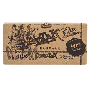 шоколад Спартак КРАФТ 90% Какао 75 г 1/20
