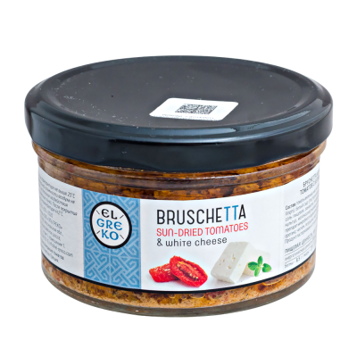 брускетта EL GREKO SUN-DRIEDTOMATOES & WHITE CHEESE 150 г 1/24