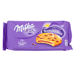 печенье Милка Sensations choco inside 156 г 1/12