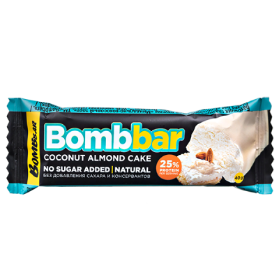 Батончик Bombbar глазированный Coconut Almond Cake 40 г 1/30