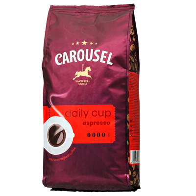 кофе CAROUSEL Espresso 1 кг зерно 1/8