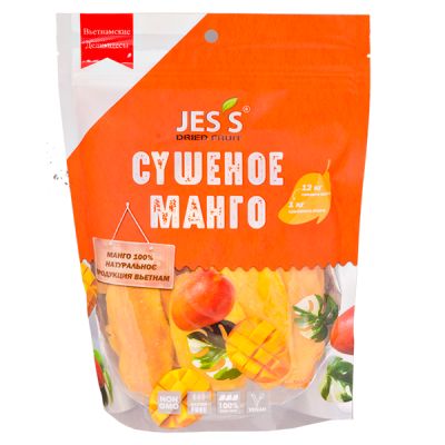 JES'S Манго Сушеное Вьетнам 500 г 1/30