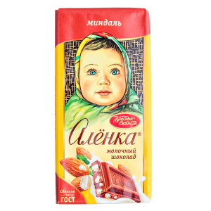 шоколад Аленка Миндаль 75 г 1/16