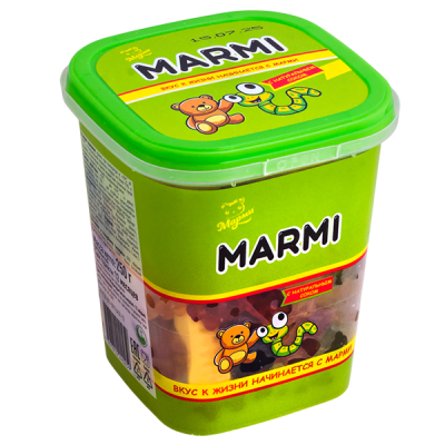 Мармелад MARMI АССОРТИ (зеленая) пл/б 250 г 1/9