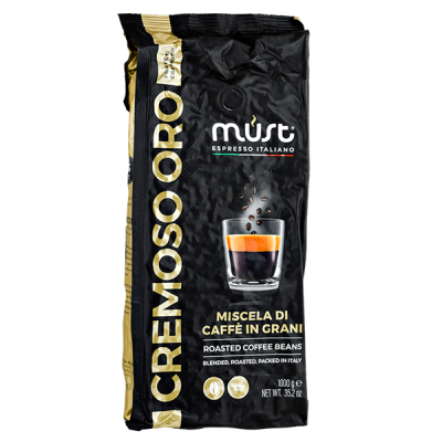 кофе MUST CREMOSO ORO 1 кг зерно 1/6