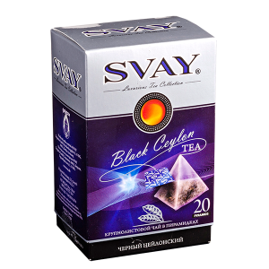 чай SVAY 'Черный цейлонский' 20 пирамидок 1/12