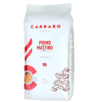 кофе CARRARO PRIMO MATTINO 1 кг зерно