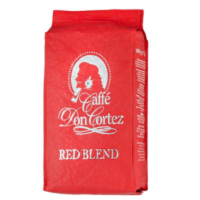кофе CAFFE DON CORTEZ RED BLEND 1 кг зерно 1/6