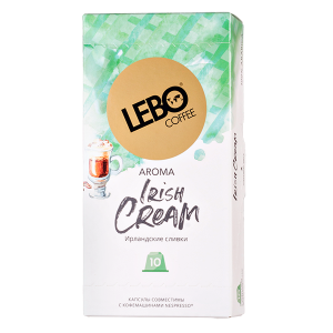 кофе капсулы LEBO IRISH CREAM (10 капсул)