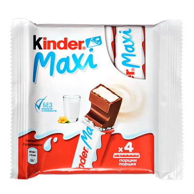 батончик Kinder Maxi 84 г 1/20 батончик Kinder Maxi 84 г 1/20