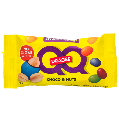 Драже Snaq Fabriq Choco & Nuts 40 г 1/20 Драже Snaq Fabriq Choco & Nuts 40 г 1/20