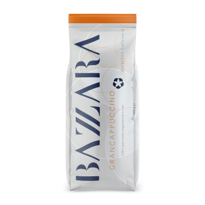 кофе BAZZARA Grancappuccino 1кг зерно 1/6