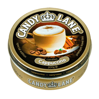 Карамель CANDY LANE Cappuccino ж/б 200 г 1/6