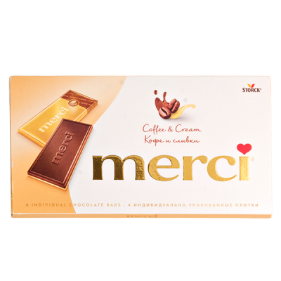 шоколад MERCI Coffee & Cream 100 г 1/15