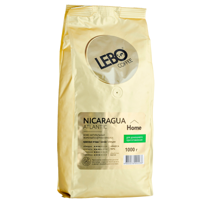 кофе LEBO NICARAGUA ATLANTIC (HOME) 1 кг зерно 1/5