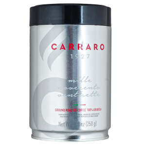кофе CARRARO 100% ARABICA 250 г ж/б молотый 1/6 кофе CARRARO 100% ARABICA 250 г ж/б молотый 1/6