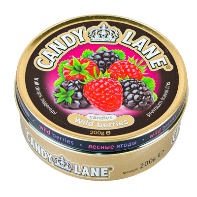 Карамель CANDY LANE Wild berries ж/б 200 г 1/6