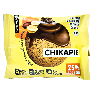 Печенье Chikapie глазированное Salted caramel&Peanuts 60 г 1/9