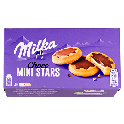 печенье Милка Choco MINI STARS 150 г 1/16 печенье Милка Choco MINI STARS 150 г 1/16