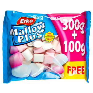 Маршмэллоу ERKO бело-розовый 400 г 1/20