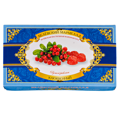 Мармелад Белевский Клюквенный 280 г 1/12