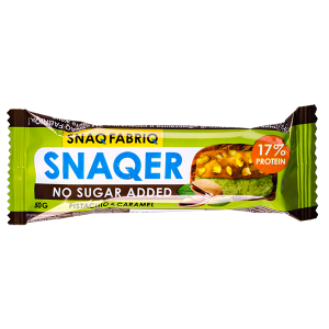Батончик SNAQER глазированный Pistachio&Caramel 50 г 1/30 Батончик SNAQER глазированный Pistachio&Caramel 50 г 1/30
