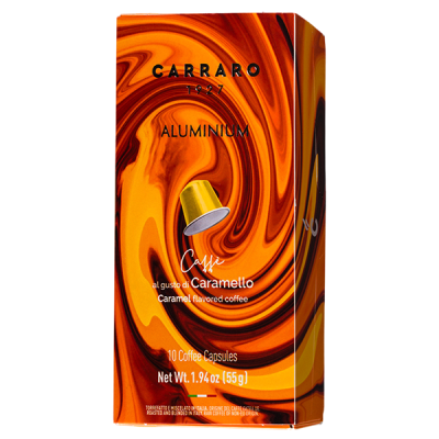 кофе капсулы CARRARO CARAMELLO (10 алюминиевых капсул)