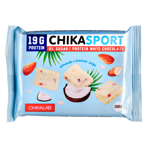 Шоколад CHIKASPORT Almonds & Coconut chips 100 г 1/4