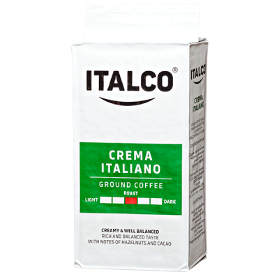 кофе ITALCO CREMA ITALIANO 250 г молотый 1/10