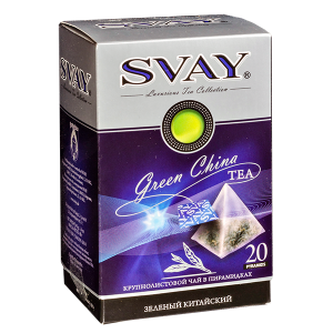чай SVAY 'Зеленый китайский' 20 пирамидок 1/12
