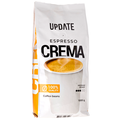 кофе UPDATE ESPRESSO CREMA 1 кг зерно 1/5