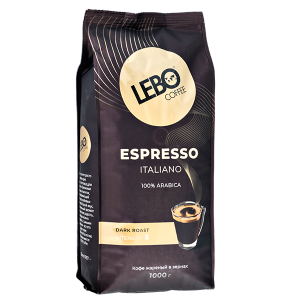 кофе LEBO ESPRESSO ITALIANO 1 кг зерно 1/5