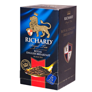 чай RICHARD 'ROYAL ENGLISH BREAKFAST' 25 пакетиков 1/12
