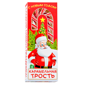 карамельная трость СЛАДКАЯ СКАЗКА Новогодняя 40 г 1/24