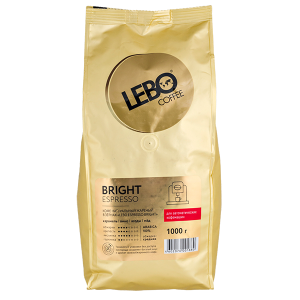 кофе LEBO ESPRESSO BRIGHT 1 кг зерно 1/5