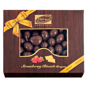 конфеты BIND CHOCOLATE Strawberry Biscuit Dragees 100 г 1/12