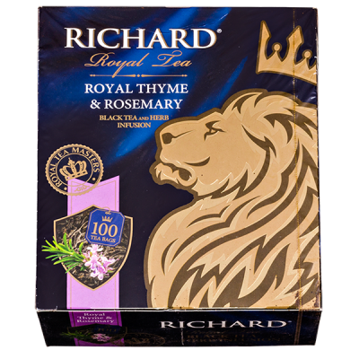 чай RICHARD 'ROYAL THYME & ROSEMARY' 100 пакетиков 1/6