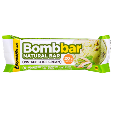Батончик Bombbar протеиновый PISTACHIO ICE CREAM 60 г 1/20