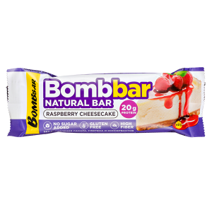 Батончик Bombbar протеиновый RASPBERRY CHEESECAKE 60 г 1/20