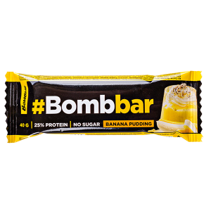 Батончик Bombbar глазированный Banana Pudding 40 г 1/30