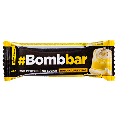Батончик Bombbar глазированный Banana Pudding 40 г 1/30