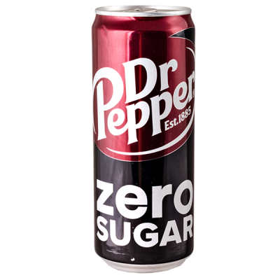 напиток Dr Pepper ZERO 330 мл ж/б 1/24