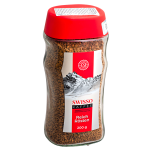 кофе растворимый SWISSO KAFFEE 200 г ст/б 1/6