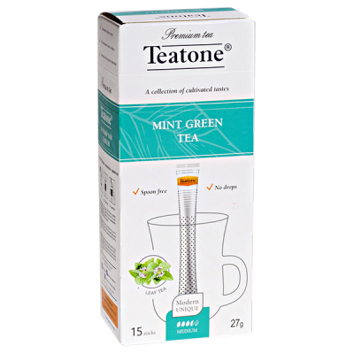 чай TEATONE 'MINT GREEN' 15 стиков 1/12