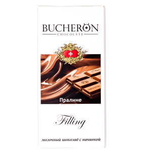 шоколад BUCHERON Filling Пралине Молочный 85 г 1/10